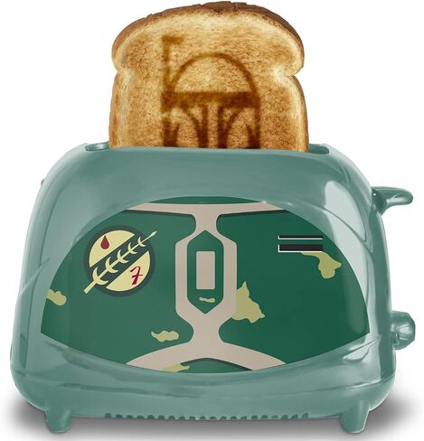 Uncanny Brands Boba Fett Two-Slice Toaster- Toasts Bounty Hunter onto Your Toast in Saudi Arabia