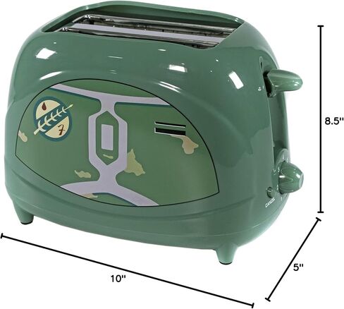 Uncanny Brands Boba Fett Two-Slice Toaster- Toasts Bounty Hunter onto Your Toast in Saudi Arabia