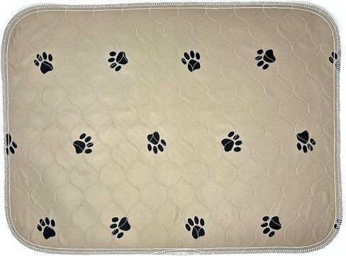 Reusable Washable Super Absorbent Pee Pads for Dogs Puppy Training Pad Non-Slip Grip Prevents Slipping & Bunching (2 Pack) - 18"x24" in Saudi Arabia