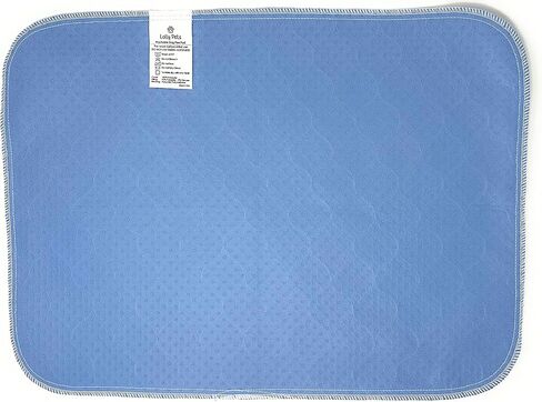 Reusable Washable Super Absorbent Pee Pads for Dogs Puppy Training Pad Non-Slip Grip Prevents Slipping & Bunching (2 Pack) - 18"x24" in Saudi Arabia
