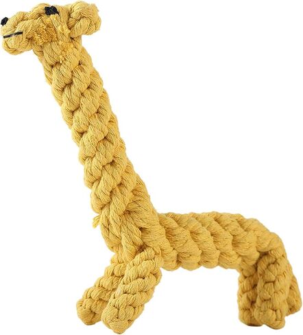 Dog Chew Toys - Cute Animal & Vegetable Puppy Chew Toys Washable Cotton Rope Toys Set for Small Dog Puppy Pet (4 Packs/Set) in Saudi Arabia
