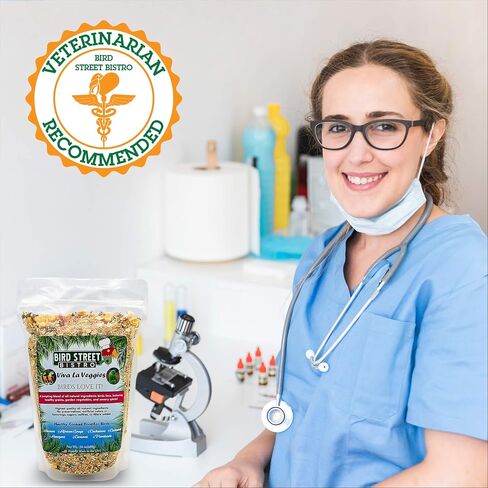 Parrot Food - Parakeet Food - Cockatiel Food - Bird Food - Cooks in 3-15 min with Natural & Organic Grains - Legumes - Non-GMO Fruits, Vegetables, & Health Orientated Spices in Saudi Arabia