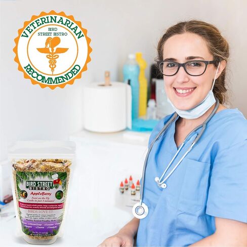 Parrot Food - Parakeet Food - Cockatiel Food - Bird Food - Cooks in 3-15 min with Natural & Organic Grains - Legumes - Non-GMO Fruits, Vegetables, & Health Orientated Spices in Saudi Arabia