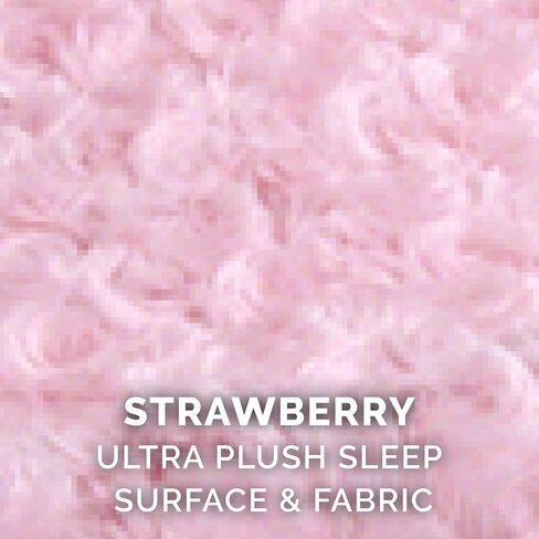 Furhaven Dog Bed for Small Dogs w/ Removable Washable Cover & Pillow Cushion Insert, For Dogs Up to 12 lbs - Ultra Plush Faux Fur Oval Lounger - Pink, Small in Saudi Arabia