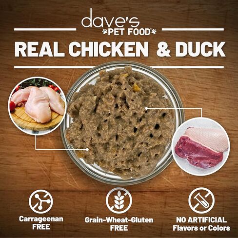 Dave's Pet Food Grain Free Wet Canned Cat Food (Pate, Gobblicious Gourmet), Made in USA Naturally Healthy Wet Cat Food, Added Vitamins & Minerals, Grain-Free, 13 oz Cans (Case of 12) in Kuwait