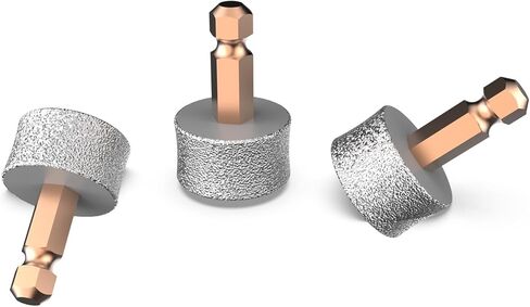 Dog nail Grinder Replacement Grinding Wheels 3 pieces for IDMD,Casfuy,LuckyTail and Most Brands' Dog/Cat/Pet Nail Grinders, replaceable heads,Diamond Heads/Bits for Large Medium Dog Nails Care in Kuwait