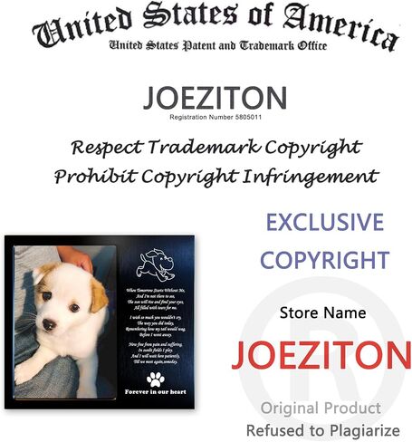 Dog Memorial Gifts for Loss of Dog, Rainbow Bridge Dog Memorial Picture Frame, 4x6 Inches, Personalized Metal (DBRu) in Saudi Arabia