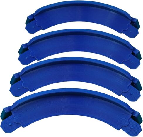 مثبت على الحائط بزاوية 90 درجة مع ضفاف عالية - يأتي مع حوامل للجدار - صنع في الولايات المتحدة الأمريكية (4 دورات داخلية) in Kuwait