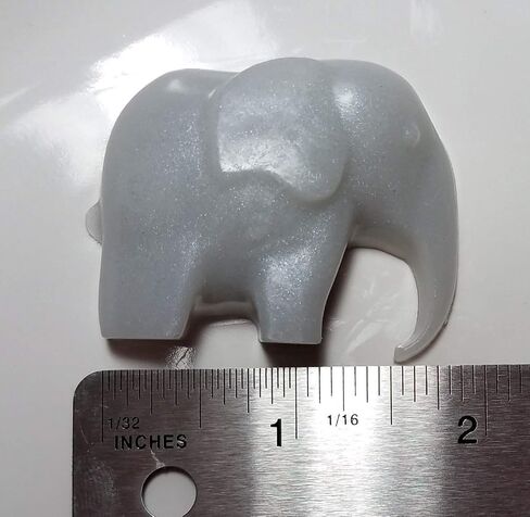 Elephant Soaps for Baby Shower Favors First Birthday Party Goats Milk Honey Scent 20 Pack (gray) in Saudi Arabia