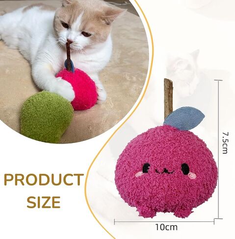 Durable and lnteractive Cat Teething Stick Toys: Chewing Stick, Grinding Teeth Rod, and chewable Cat Doll for Your Pet's Entertainment (Green) in Saudi Arabia