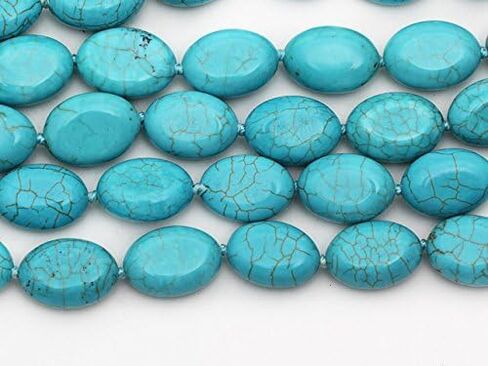 Stunning Handmade Five-strand Natural Turquoise Gemstone Beaded Necklace, Women's Turquoise Necklace in Saudi Arabia