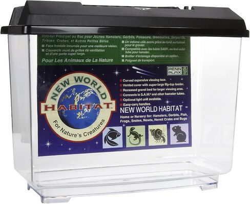 Penn-Plax New World Habitat - ألوان متنوعة - حجم متوسط ​​- رائع لرعاية الحيوانات الصغيرة (PEN-208) in Saudi Arabia