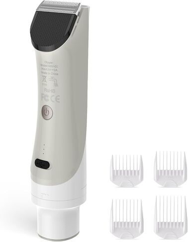 Electric Clipper with 4 Different Size Combs Rechargeable Cordless for Dog Grooming Kit PG01 Replacement Accessories in Saudi Arabia