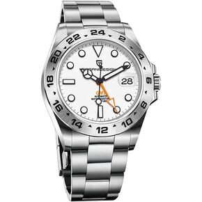 CEYADG Pagani Design GMT Watches for Men Automatic Wristwatch Stainless Steel Sapphire Glass Mechanical Watch