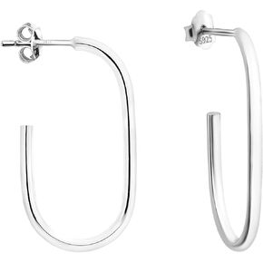 SOFIA MILANI - Women's Earrings 925 Silver - Curved Stud Earring - E1305 in Kuwait