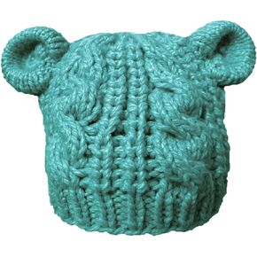 BIBITIME Cute Knitted Bear Ear Beanie Women Winter Hat Warmer Cap