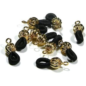 10 Black Beaded Eyeglass Holder Necklace Findings for Eye or Sun Glasses W/Elastic Loops in Saudi Arabia