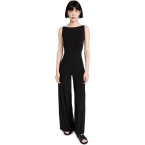 Norma Kamali Women's Sleeveless Straight Leg Jumpsuit