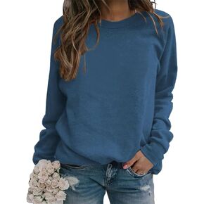 Basic Oversized Hoodies for Women Solid Color Boyfriend Hooded Sweatshirt Baggy Plain Pullover Loose Fit Unisex Tops