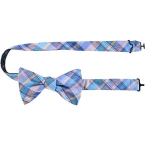 Trafalgar Men's Sherwood Plaid Silk Bow Tie