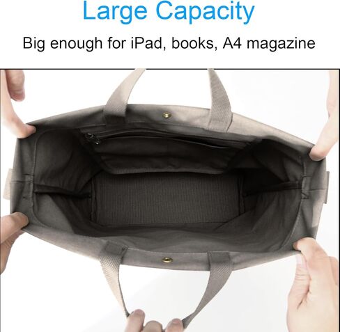 Big Canvas Tote Handbags Work Shoulder Crossbody Bag Casual Handbags Big Capacity Shoulder Shopping Bag Large Shoulder Bag in Saudi Arabia