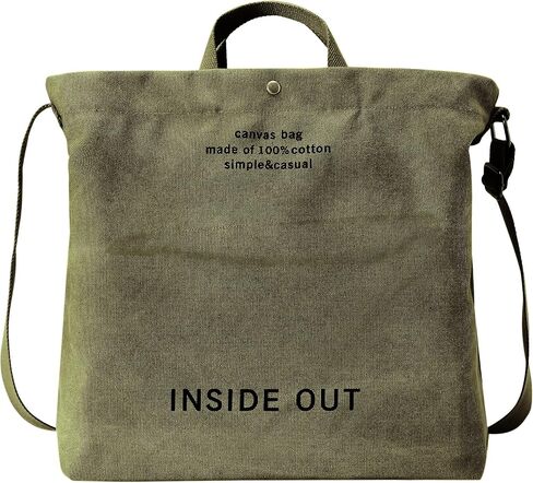 Big Canvas Tote Handbags Work Shoulder Crossbody Bag Casual Handbags Big Capacity Shoulder Shopping Bag Large Shoulder Bag in Saudi Arabia