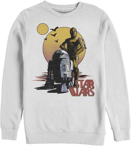 STAR WARS Men's Desert Droids Pullover Crew Fleece in Saudi Arabia
