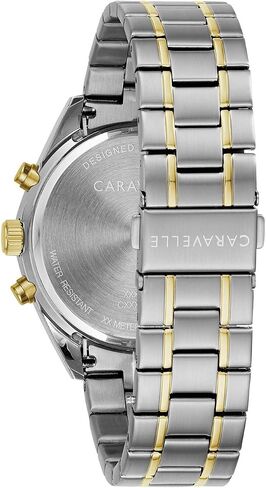 Caravelle by Bulova Sport Chronograph Mens Stainless Steel, Luminous, 44mm in Saudi Arabia