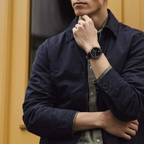 Nordgreen Pioneer Men's Gun Metal Chronograph Watch with Black Dial and Interchangeable Straps in Saudi Arabia