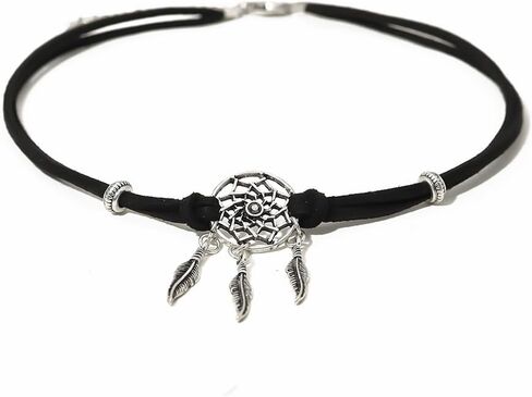 قلادة جاكاوين دريم كاتشر، قلادة بياقة مخملية سوداء للنساء والفتيات NK282 in Kuwait