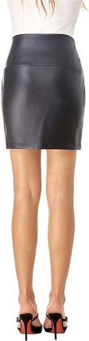 تنورة DIASHINY من الجلد الصناعي للنساء، تنورة قصيرة قصيرة عالية الخصر من البولي يوريثان، تنانير ضيقة ومثيرة in Kuwait