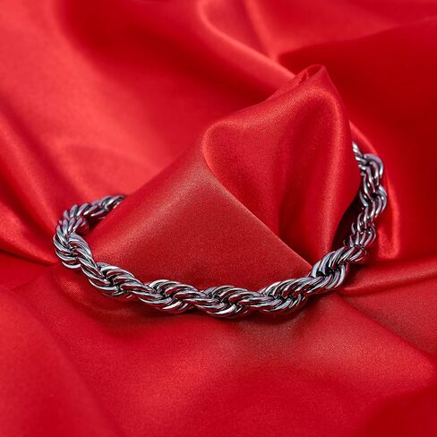 LIFETIME JEWELRY 10mm Rope Chain Necklace 24k Real Gold Plated for Women and Men in Saudi Arabia