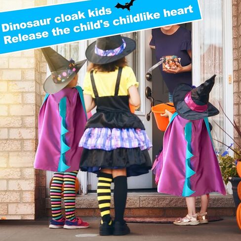 Superhero Masks Party Favors for Kid, kids superhero capes Dinosaur Cape Felt Mask Costumes Cosplay Children Masquerade Cosplay Eye Masks in Kuwait