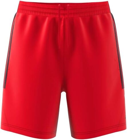 adidas Men's Legends 3-Stripes Shorts, Better Scarlet/Aurora Black, Medium/5" Inseam in Saudi Arabia