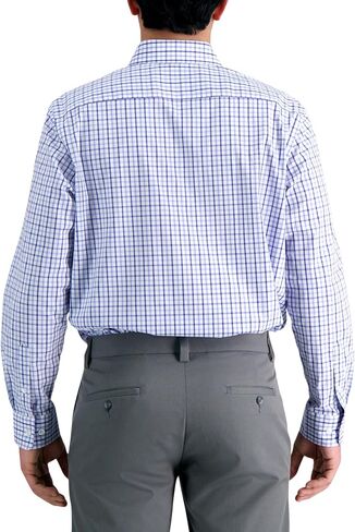 Haggar Men's Slim Fit Premium Comfort Button Down Shirt in Saudi Arabia