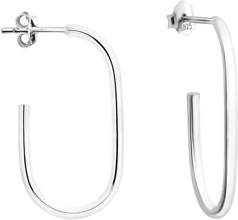 SOFIA MILANI - Women's Earrings 925 Silver - Curved Stud Earring - E1305 in Kuwait
