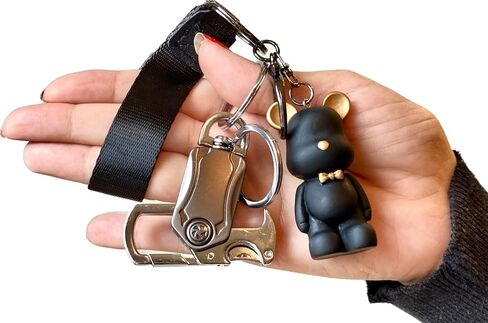 Key Chain 2 Keychains Bottle Opener best gift for Women and Men, with giftbox, Key Chain Set Fidget Spinner Bottle Opener Key Ring accessories boys and girls bear keychain Women Bag Rubber Keychain in Saudi Arabia