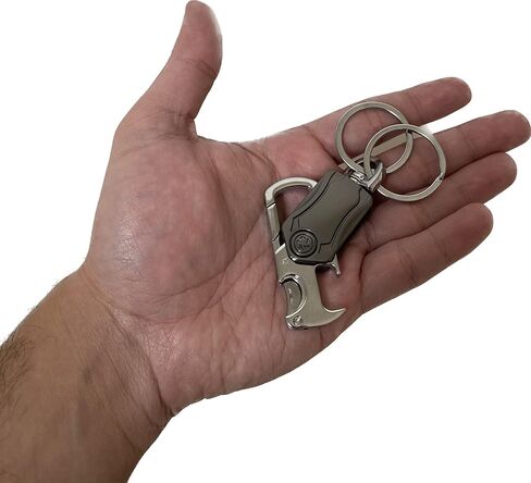 Key Chain 2 Keychains Bottle Opener best gift for Women and Men, with giftbox, Key Chain Set Fidget Spinner Bottle Opener Key Ring accessories boys and girls bear keychain Women Bag Rubber Keychain in Saudi Arabia