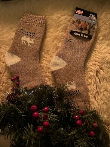 Bedrock Wholesale Camel Wool Socks - 3 Pairs, Shoe Size 6-9.5 Cozy Comfort in Kuwait
