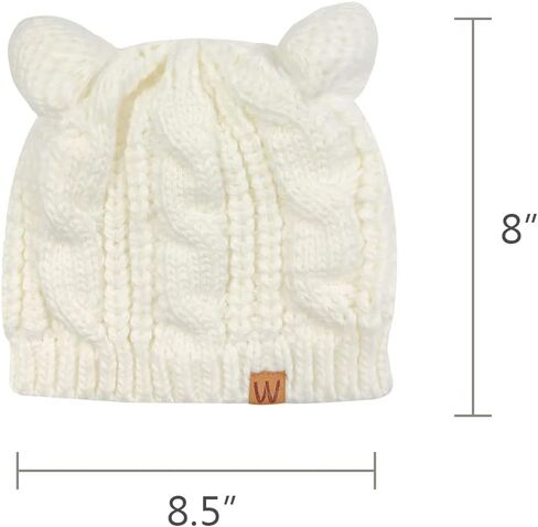 allydrew Winter Thick Knit Beanie Slouchy Beanie for Men & Women in Saudi Arabia