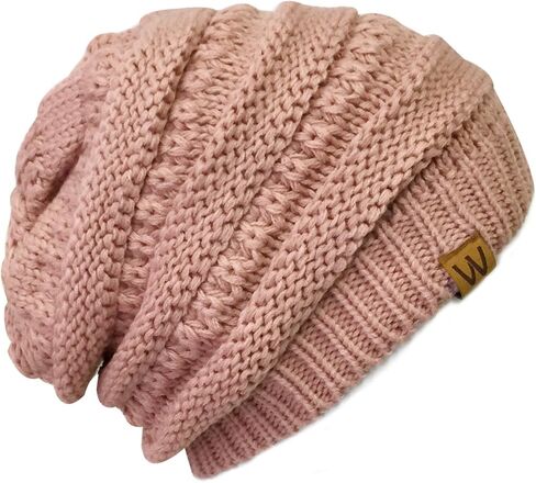 allydrew Winter Thick Knit Beanie Slouchy Beanie for Men & Women in Saudi Arabia