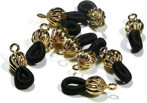 10 Black Beaded Eyeglass Holder Necklace Findings for Eye or Sun Glasses W/Elastic Loops in Saudi Arabia