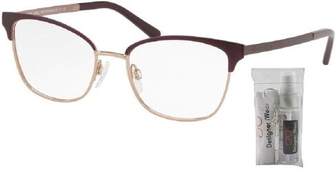 Michael Kors MK3012 ADRIANNA IV Cat Eye Eyeglasses For Women + BUNDLE with Designer iWear Eyewear Care Kit Care Kit in Saudi Arabia