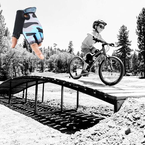 Long Keeper Fingerless Gloves for Kids Anti-Slip Outdoor Sport Cycling Biker Gloves for Boys Girls in Saudi Arabia