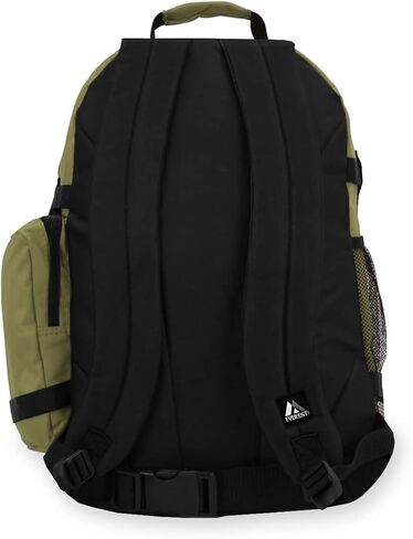 Everest Oversize Deluxe Backpack, Olive/Black, One Size in Saudi Arabia