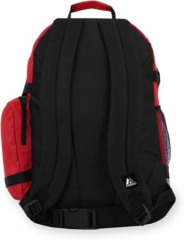 Everest Oversize Deluxe Backpack, Olive/Black, One Size in Saudi Arabia