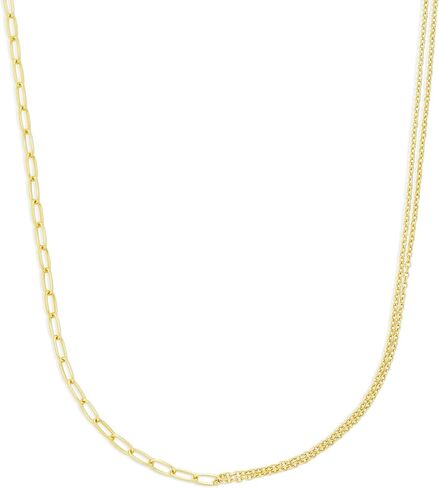 Amazon Essentials Plated Paperclip and Cable Chain 18" in Saudi Arabia