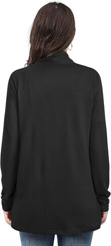 كارديجان كاجوال مفتوح من الامام باكمام طويلة وجيوب للنساء من الترانايس in Kuwait