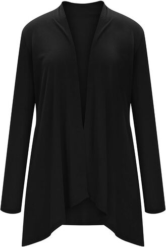CUTEMOOT Women's 2023 Fall Lightweight Long Sleeve Cardigan Casual Open Front Cardigans Flowy Tops with Pockets in Saudi Arabia