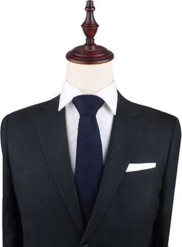 AUSCUFFLINKS Knit Skinny Tie | Knitted Slim Tie for Men | Groomsmen Wedding Neckties in Saudi Arabia